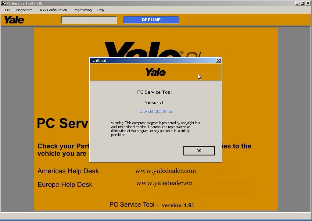 2018 Year Newest Version Hyster And Yale Pc Service Tool V4 91